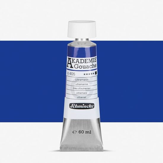 Tempera - Gouache Akademie 60 ml - Schmincke, Ultramarine