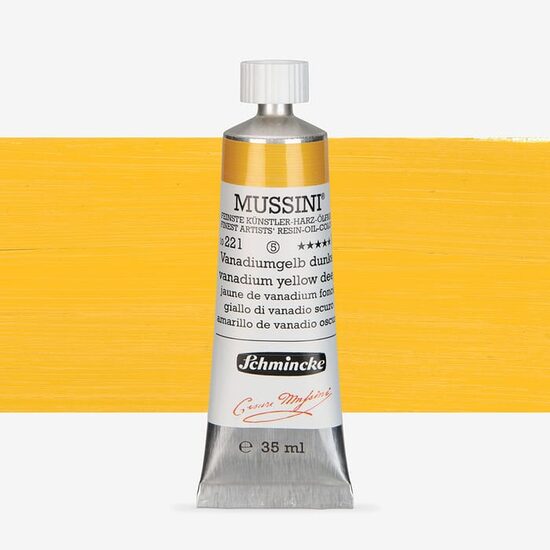Culori ulei extra-fine Mussini 35 ml - Schmincke, Vanadium yellow deep 10221009