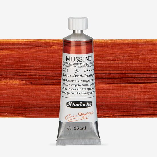 Culori ulei extra-fine Mussini 35 ml - Schmincke, Translucent orange oxide 10237009
