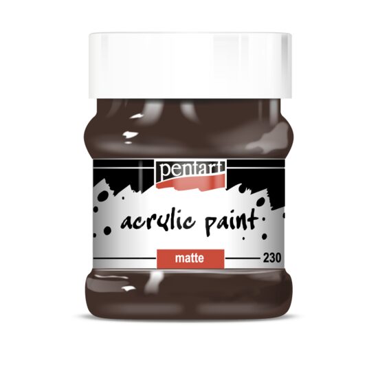 Acrilic mat 230 ml acolor, Pentart 