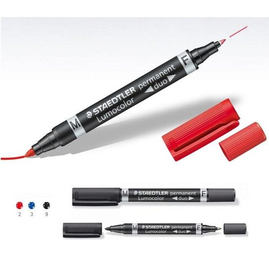 Marker permanent Duo M/F - Staedtler