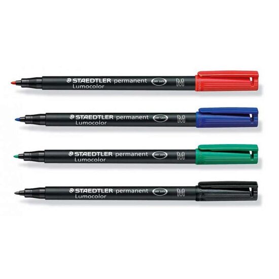 317 Marker Lumocolor permanent - mediu - Staedtler