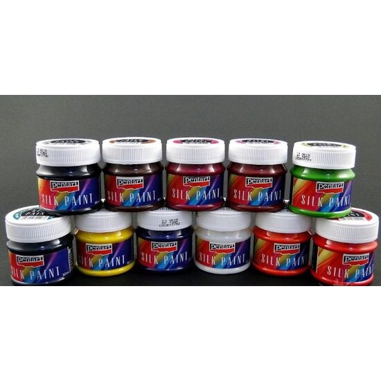 Silk Paint - Culori pentru matase, 50ml - PENTART