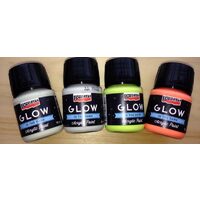 Culori acrilice - Fosforescente - Glow in the dark - 30 ml - Pentart