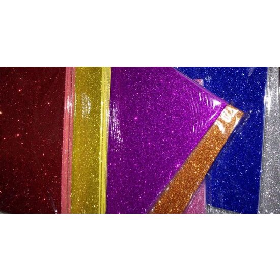 Coli Eva autoadezive cu glitter - foam - A4 - PENT