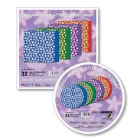 Hartie decorativa origami, 80 gr Flori stelate - 32 coli - Marpa