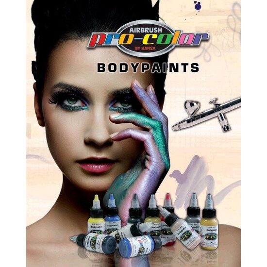 Pro-color BODY PAINTS 30 ml - Culori Face & Body painting pt. aerograf