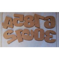 Cifre MDF - 10 cm. h. - LIBR.