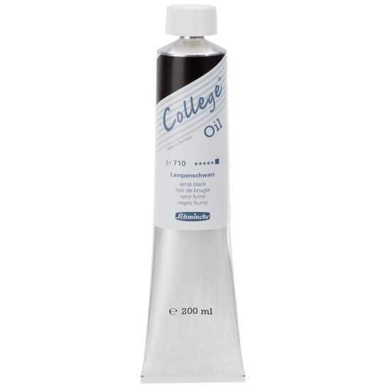 Culori ulei College 200 ml - Schmincke, Lamp black