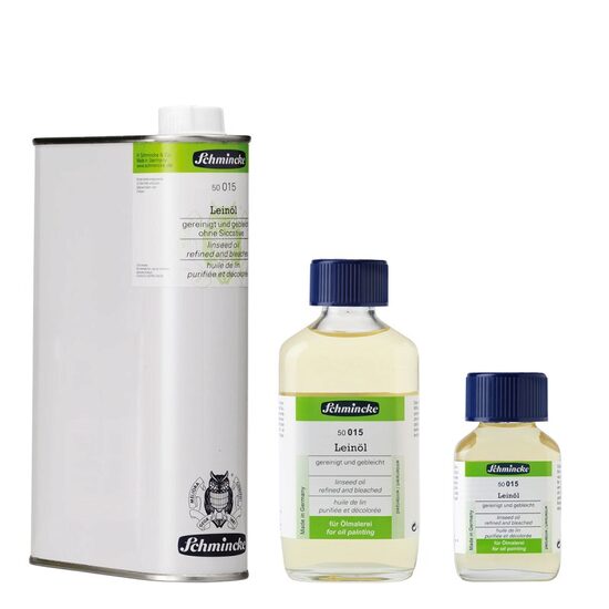 50015 Linseed oil, refined / Ulei de in purificat si decolorat - Schmincke