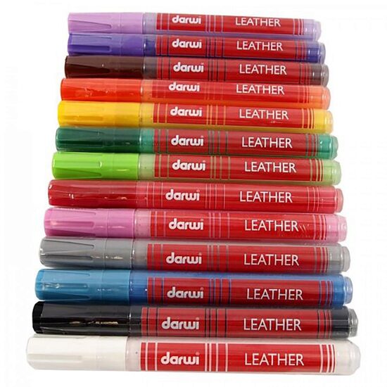 Marker pentru piele si piele intoarsa - Darwi - varf rotund 1.2mm