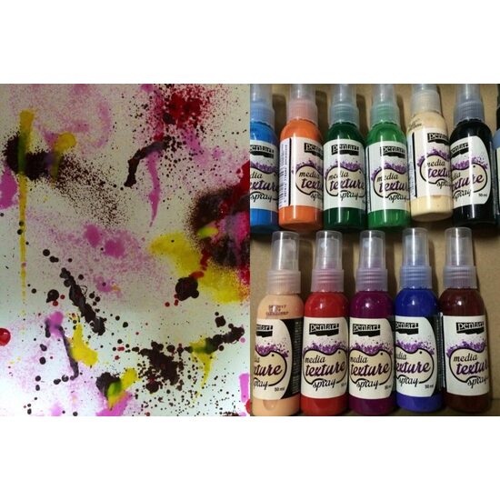 DISCONTINUU Media texture spray - 50 ml Pentart - Spray cu efect de textura.