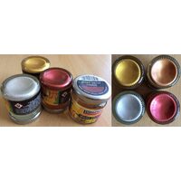 Culori sticla, vitraliu metalizate 30ml - Pentart