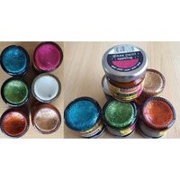 Culori sticla, vitraliu cu glitter 30ml - Pentart