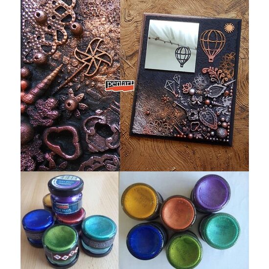 Pasta ceara metalizata - Wax paste metalic 20ml - Pentart