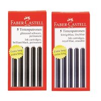 Set 5 cartuse cerneala mari Faber-Castell