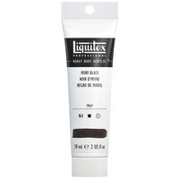 Culoare acrilica HEAVY BODY Liquitex – 59ml – Ivory black S1 Ivory…