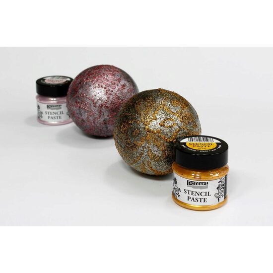 Stencil Paste - Pearl - Pasta pt sablon 50ml - Pentart
