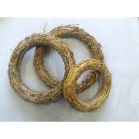 Coronita decorativa din paie - diferite dimensiuni - POR