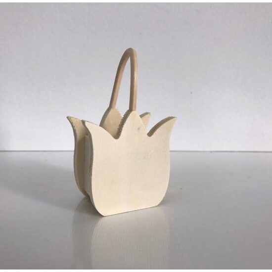 Mini cosulet placaj in forma de lalea - Pentart