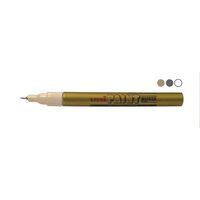 UNI PX-203 Marker cu vopsea 0.8mm, varf fin metalic