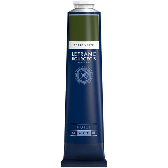 Culoare ulei FINE Lefranc Bourgeois 150 ml – Vopsea pentru profesioniști, Earth Green