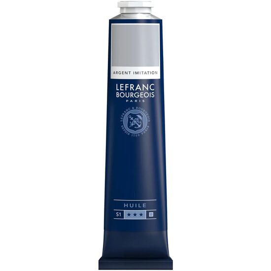 Culoare ulei FINE Lefranc Bourgeois 150 ml – Vopsea pentru profesioniști, Silver