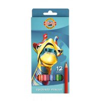Set creioane colorate GIRAFA / LEU - Koh-I-Noor
