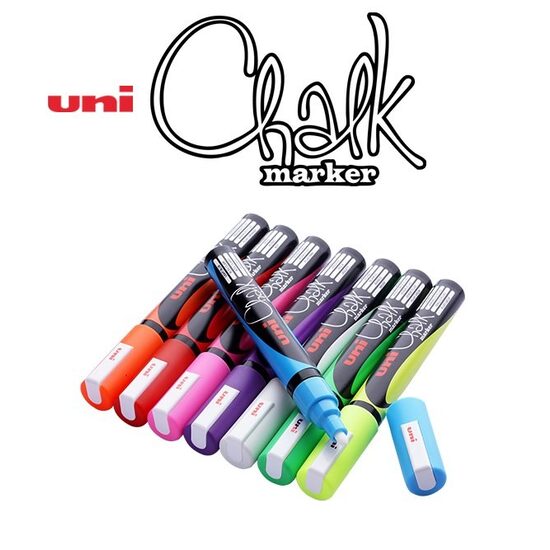 Marker creta Uni-ball Chalk PWE-5M