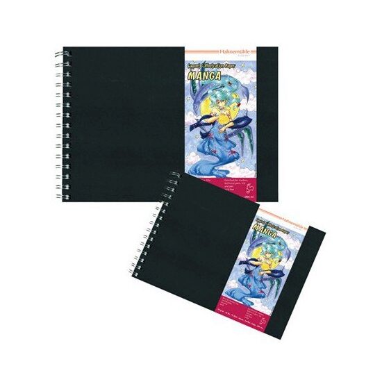 Bloc Manga 80 gr/mp, 75 coli cu spirala pe latrura mica - Hahnemuhle