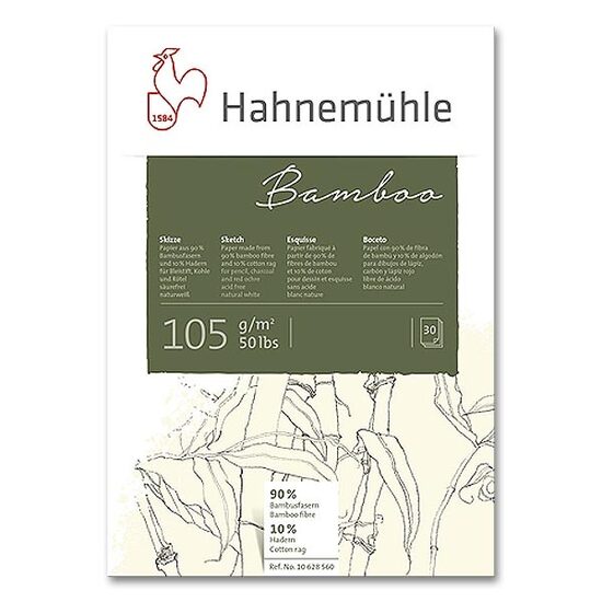 Bloc pentru schite Bamboo 105g/mp, 30 coli - Hahnemuhle