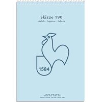 Bloc pentru desen cu spirala Skizze 190, 50 coli, 190gr/mp - Hahnemuhle