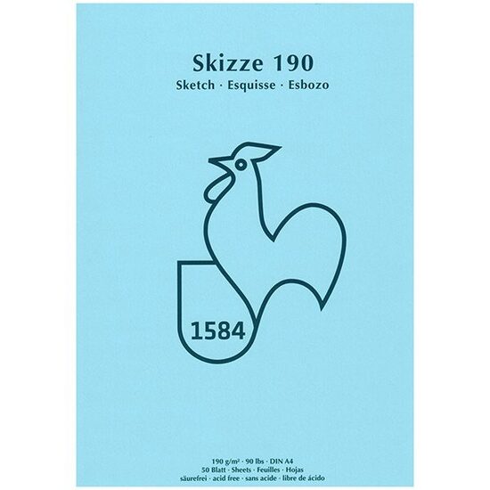Bloc pentru desen Skizze 190, 50 coli, 190gr/mp - Hahnemuhle