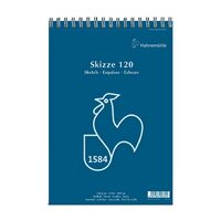 Bloc pentru desen cu spirala Skizze 120, 50 coli, 120gr/mp - Hahnemuhle