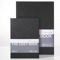 Caiet de schite TheGreyBook 120 gr/mp, 40 coli gri - Hahnemuhle
