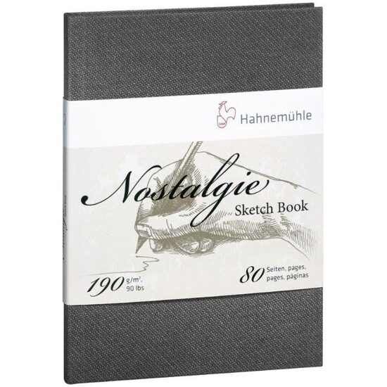 Bloc pentru schite 190 gr/mp, 40 coli 80 pagini / Sketch Book Nostalgie - Hahnemuhle