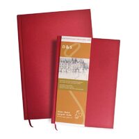Caiet de schite 140 gr/mp, 80 coli / Sketch Book D&S Red - Hahnemuhle