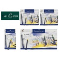Creioane colorate Goldfaber in cutie metalica - Faber-Castell