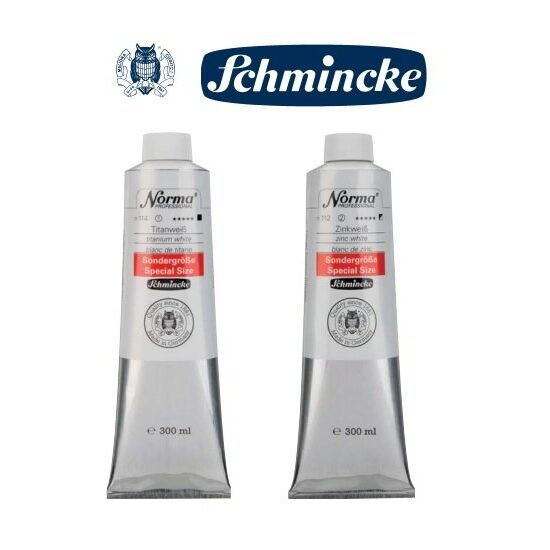 Culori ulei Norma 300 ml - Titanium White / Zinc White - Schmincke