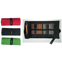 KDJT-24 Penar ROLL-UP pentru 24 instrumente de scris + penar tubular Koh-I-Noor