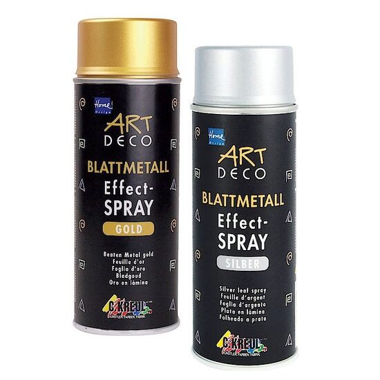 Spray 400 ml auriu / argintiu ART DECO Leaf Metal Effect- C. Kreul