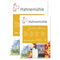 Bloc pentru acuarela Selection, 12 coli, diverse gramaje - Hahnemuhle
