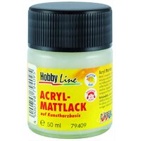 Lac transparent mat pe baza de rasina Hobby Line - Kreul