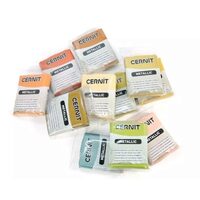 Pasta polimerica de modelat Cernit metalic - 56gr.