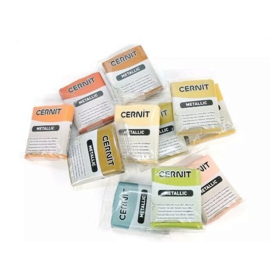 Pasta polimerica de modelat Cernit metalic - 56gr.