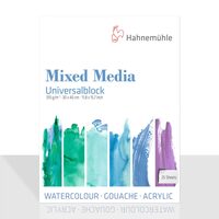 Bloc Universal Mixed Media 310 gr/mp, 25 coli - Hahnemuhle
