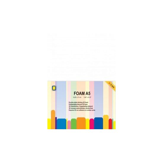 Set 2 coli foam A5 dubluadeziv - diferite grosimi - JEJP