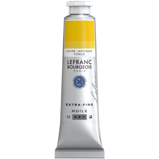 Culoare ulei extra-fine Lefranc - 40 ml, Japanese yellow deep