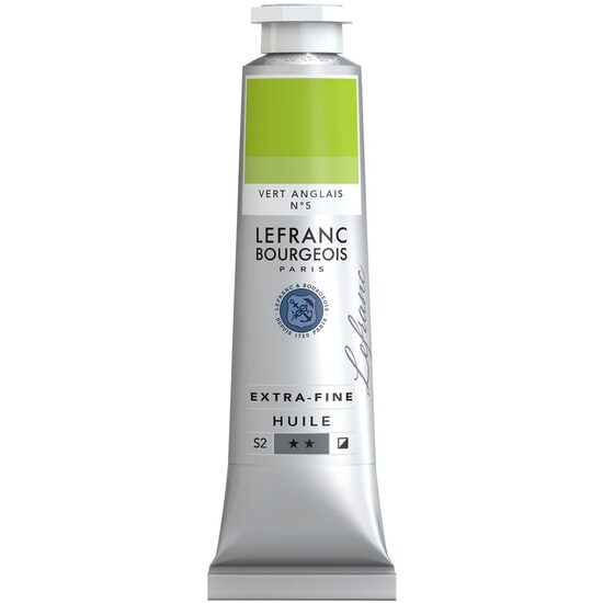 Culoare ulei extra-fine Lefranc - 40 ml, Chrome green light