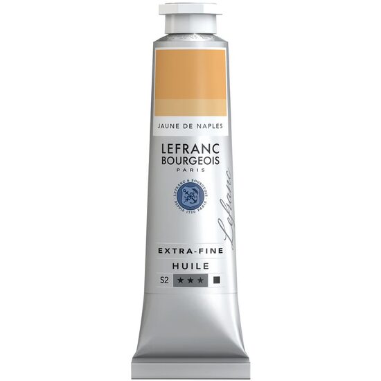 Culoare ulei extra-fine Lefranc - 40 ml, Neaples yellow